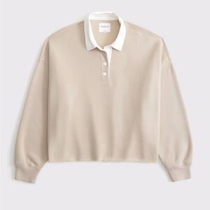NWT Abercrombie & Fitch Polo Sweatshirt